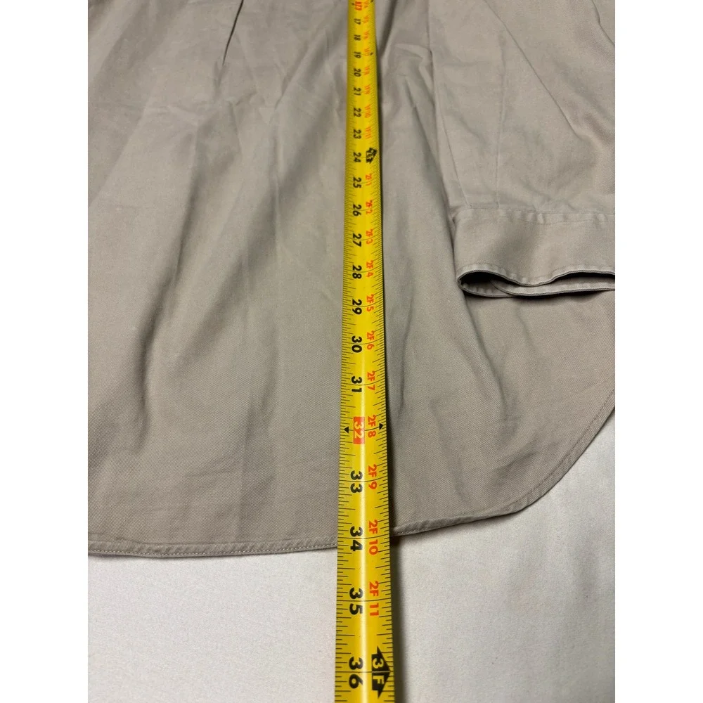 Polo Ralph Lauren Blaire Shirt Mens XL Khaki Tan Cotton Twill Button Down L/S